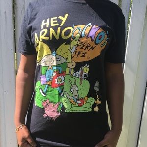 HEY ARNOLD AND ROCKOS MODERN LIFE TEE